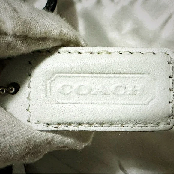 Vintage Coach soho shoulder bag 1994 year Beige and White new without tags - Picture 5 of 16